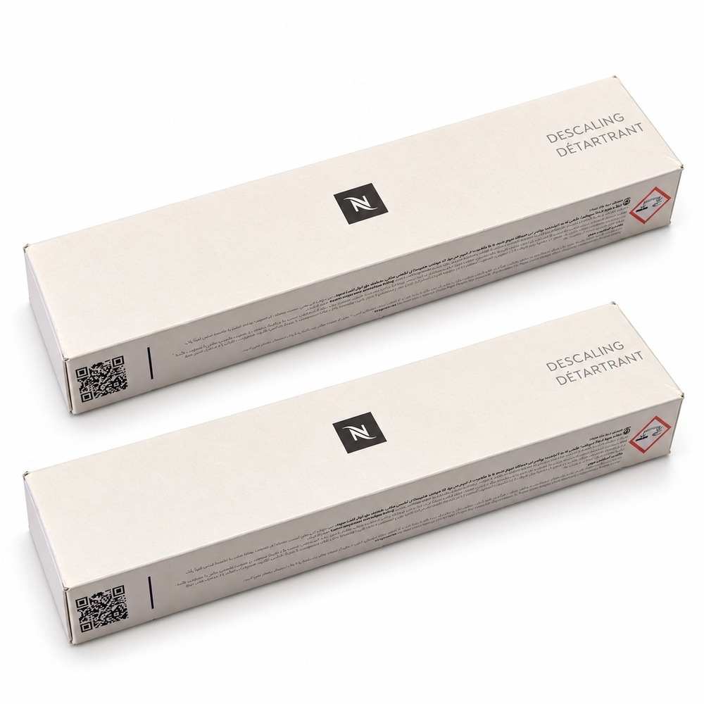 Nespresso Descaling Kit 2 box 100ml Original Coffee Machine Descaler New Sealed